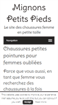 Mobile Screenshot of mignons-petits-pieds.com