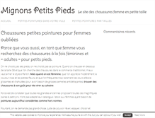 Tablet Screenshot of mignons-petits-pieds.com